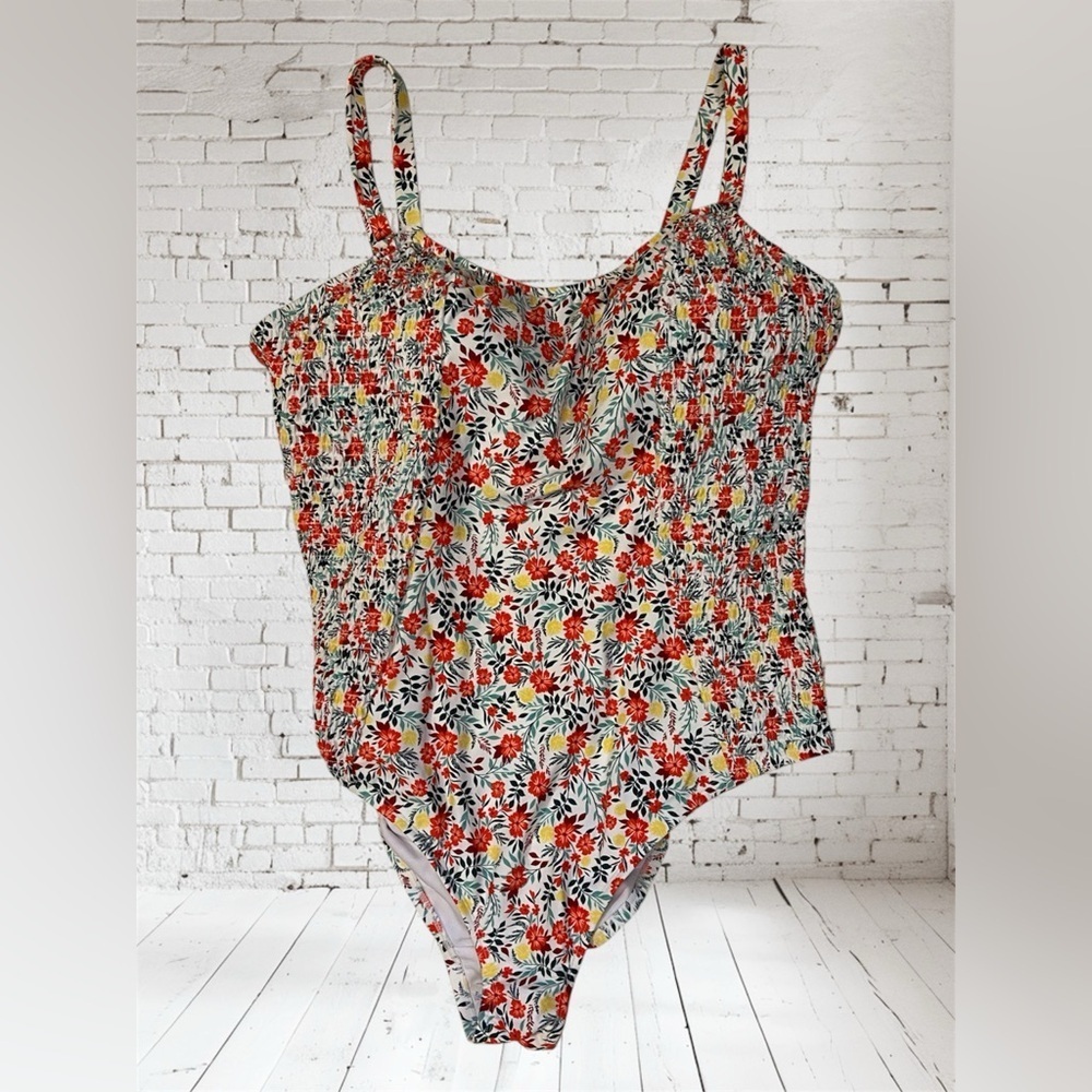 Kona Sol Floral One-Piece Swimsuit